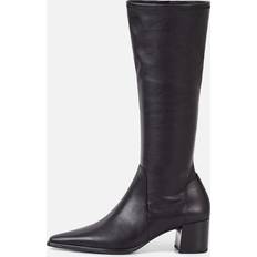 Vagabond Women's Giselle Leather and Faux Leather Knee High Boots Black