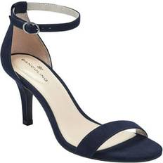 Wide Fit Heeled Sandals Bandolino Footwear Women's Madia Heeled Sandal, Navy 1