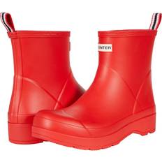 Men - Red Rain Boots Hunter Original Play Boot Chelsea Logo Red Men's Rain Boots Red