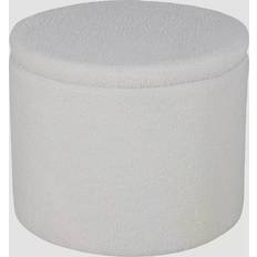 Venture Design Dunken White Siddepuf 43cm