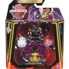 Bakugan Starter Pack Special Attack Dragonoid, Titanium Hammerhead and Butterclaw Figures