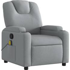 vidaXL Massage Light Grey Lænestol 78.5cm