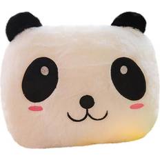 HKHBJS Glowing Panda Pillow Plush Toy Giant Panda Doll Colorful Luminous Panda Pillow plush Pillowswhite