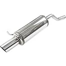 Avgassystem Inoxcar InoXcar RETW.02.90RA 100% INOX sportavgaser lämplig för Renault Twingo MK2 GT Turbo 1.2 100 hp 2007–1x90 mm rally