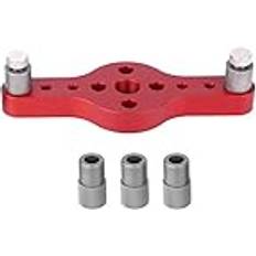 Walfront Tr bearbetning H lslagning Dowel Jig Aluminiumlegering Borrguide Tr h l Locator Kit med 3 stycken borrbussning r d