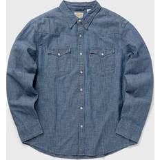 Levi's Blau Hemden Levi's BARSTOW WESTERN STANDARD men Longsleeves blue in Größe:XL