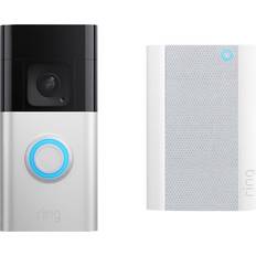 Ring Video Doorbell Plus Chime Pro Satin Nickel