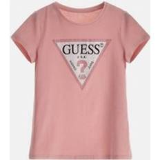 Guess Kids Triangle Logo T-Shirt Pink