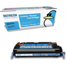 Ink & Toners Refresh Cartridges Remanufactured 502A Q6471A Cyan Toner Printers