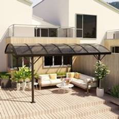 OutSunny 5 3m Hardtop Pergola Aluminium Gazebo