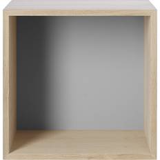 Muuto Mini Stacked 2.0 Medium Oak/Light Grey Wall Shelf 13.1"