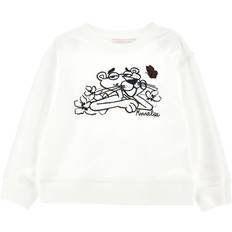 Monnalisa Pink Panther Sweatshirt - Cream