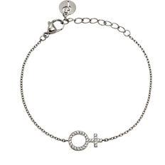 Edblad Silver Armband Edblad Me Bracelet - Silver/Transparent