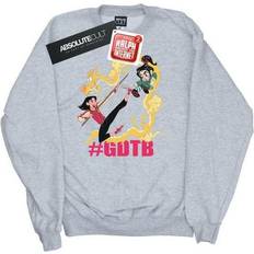 KId's Wreck It Ralph Mulan & Vanellope Sweatshirt - Grey