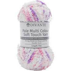 Yarn & Needlework Supplies Divante Soft Touch Yarn Pale Multi Colour