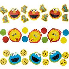 Amscan Sesame Street 1st Birthday Paper Confetti