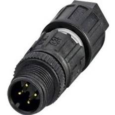 Electrical Installation Materials Phoenix Contact 1641714 Sensor/actuator M12 Plug, straight No. of pins RJ 4 1 pcs