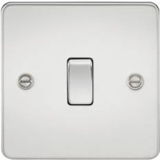 Accesorios Eléctricos Knightsbridge Flat Plate 10AX 1G Intermediate Switch Polished Chrome Various