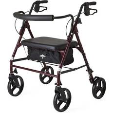 Health Guardian Bariatric Rolling Walker with wheels, steel