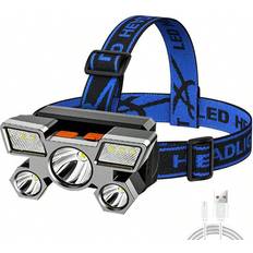 White Camping Lights Shein LED Rechargeable High Brightness Head Mounted Headlight