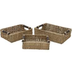 Baskets JVL Seagrass Basket 3pcs