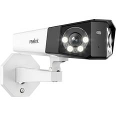 Caméras de Surveillance Reolink Caméra de Surveillance 4K 8MP PoE Double Objectif Ultra HD 4K Avec Grand Angle 180°Vision Duo 2