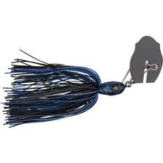 Googan Squad Clickbait Bladed Jig, Black/Blue