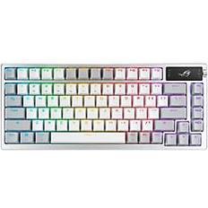 ASUS Oui Claviers ASUS ROG Azoth Blanc RGB 2.4 GHz Bluetooth 5.1 USB 2.0