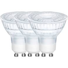 Energetic LED Leuchtmittel GU10 3er Set klar 450lm 2700K 4,9W 80Ra 36° 5x5x5,5cm