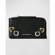 Givenchy Black Voyou Zipped Card Holder - 001-Black UNI