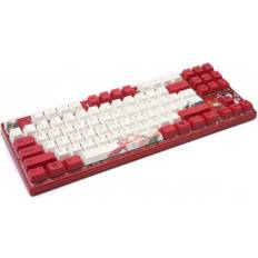 Keyboards Varmilo VEA87 Koi TKL Tastatur, MX-Silent-Red, weiße