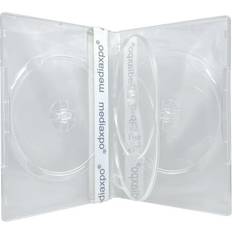 Optical Storage 10 STANDARD Clear Quad 4 Disc DVD Cases