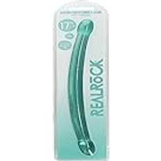 RealRock Non Realistic Double Dong Dildo, Green, 42 cm Size