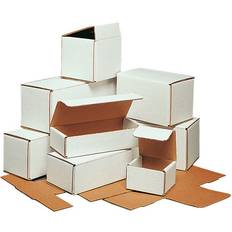 White Mailing Boxes Global Industrial Corrugated Mailers, 30"L x 4"W x 4"H, White Pkg Qty 50