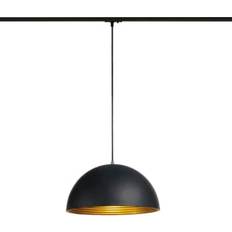 SLV FORCHINI M 1-Phase PL Black/Gold Lampada a Sospensione 40cm