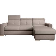 Trent Sovesofa Med Chaiselong Og Opbevaring 3-Personers Grå Sofa