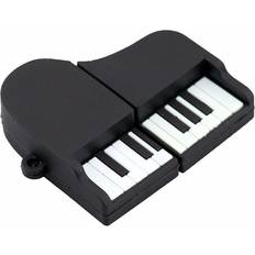 Memory Cards & USB Flash Drives Keshen USB Flash Drive U Disk Silicone Piano USB Flash Drive Black 32G