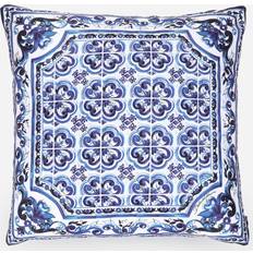 Dolce & Gabbana Navy Small Mediterraneo Cushion Mediterraneo UNI White (45x45cm)