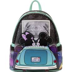 Loungefly Mickey & Minnie Date Night Drive In Lenticular Mini Backpack - Multicolour