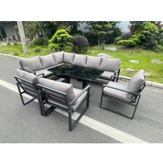 Garden & Outdoor Furniture Fimous Aluminum Garden Corner Sofa Chair