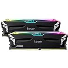 LEXAR ARES RGB 32GB Kit (2x16GB) DDR5-7200 Schwarz UDIMM Desktop-Arbeitsspeicher mit RGB-Beleuchtung