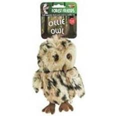 Animal Ollie Owl Squeaky Soft Dog Toy