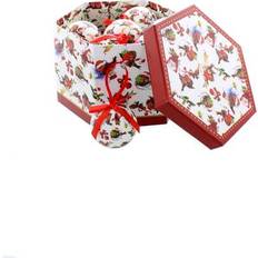 Festive Decoupage Baubles 14 piece