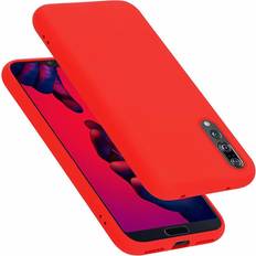 Cadorabo LIQUID ROT, Huawei P20 PRO P20 PLUS Case for Huawei P20 PRO P20 PLUS Cover Protection TPU Silicone Gel Red