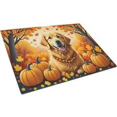 Gold Chopping Boards Caroline's Treasures DAC1049LCB 15 Golden Retriever Fall Chopping Board