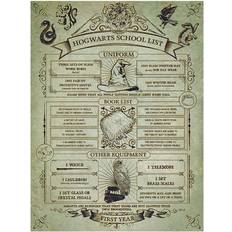 Harry Potter School List Canvas Print