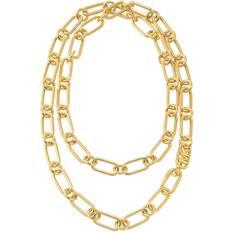 Michael Kors Halsband Premium MK Statement Link Guld