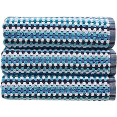 Christy Carnaby Stripe Blå 76 x 137 cm Badehåndklæde Blå