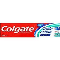 Dental Care Colgate Triple Action Original Mint Fluoride Toothpaste, 100