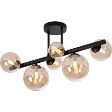 Discovery Zander Satin Ceiling Flush Light